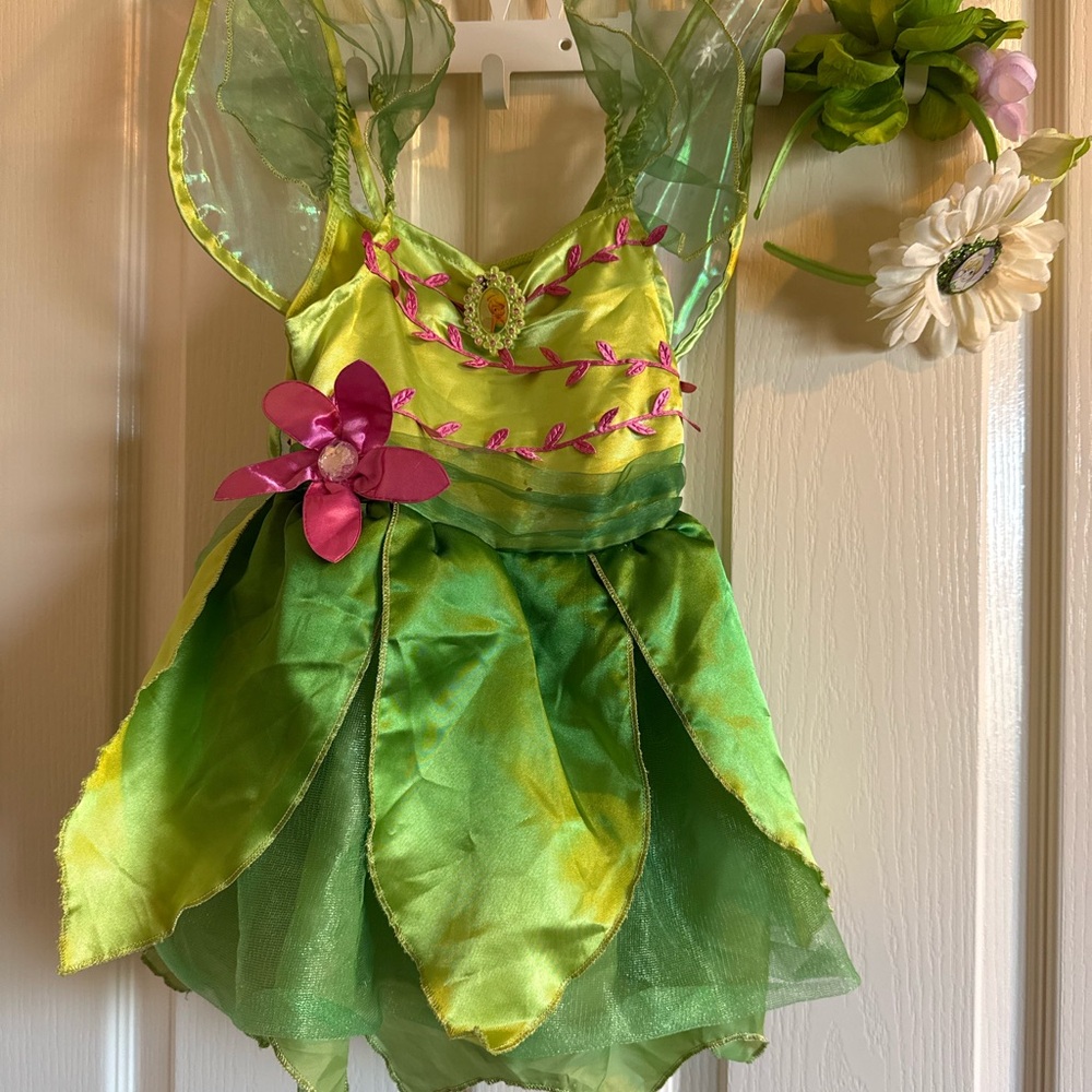 Disney Green Tinkerbell Fairy Costume for Kids